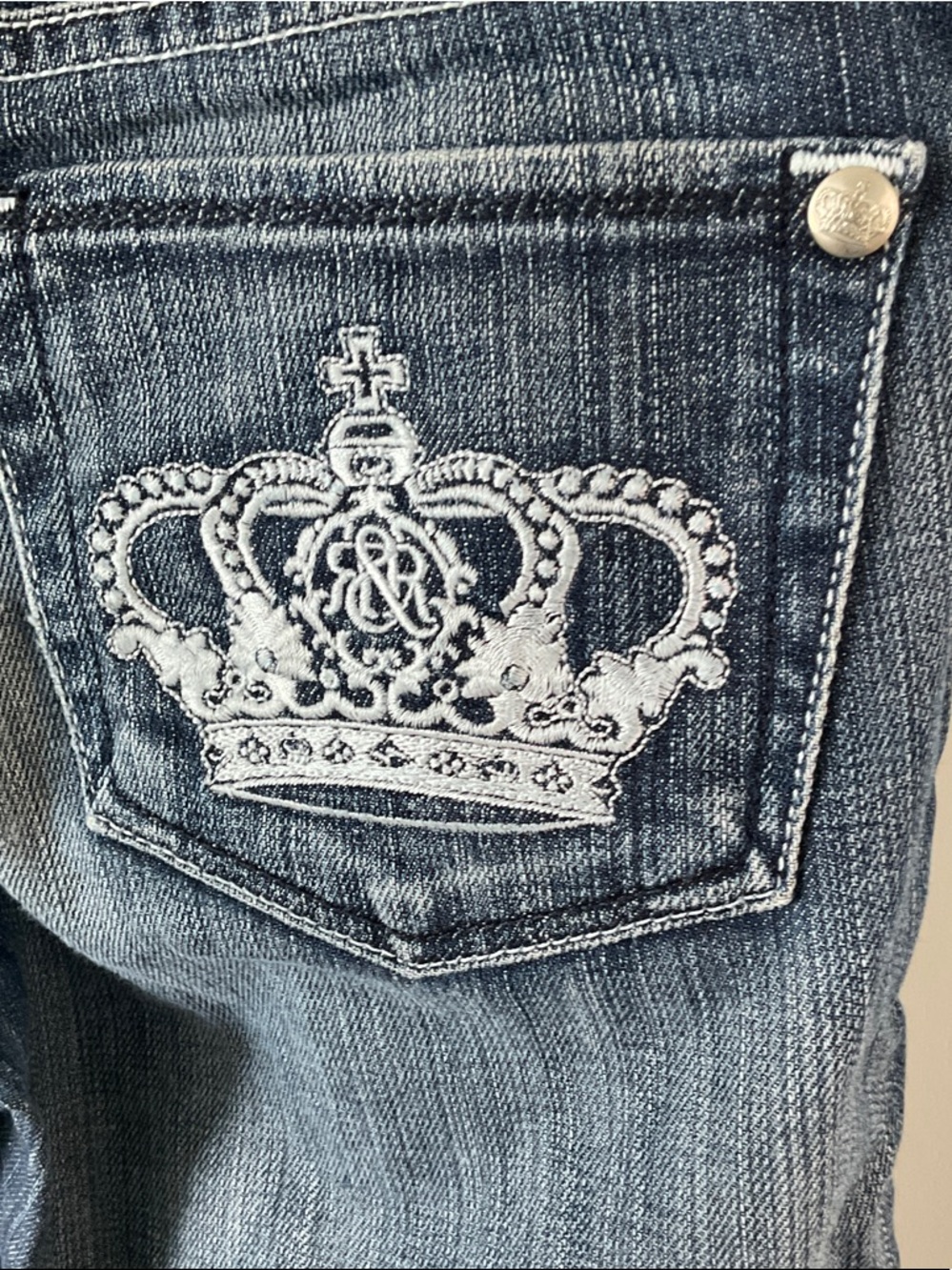 Rock & Republic Dark Blue Bootcut Jeans - Picture 7 of 13
